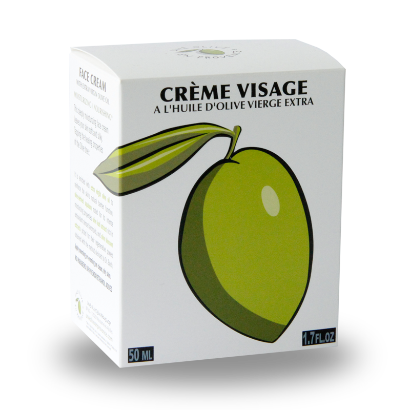Crème pour le visage à l’huile d’olive vierge extra