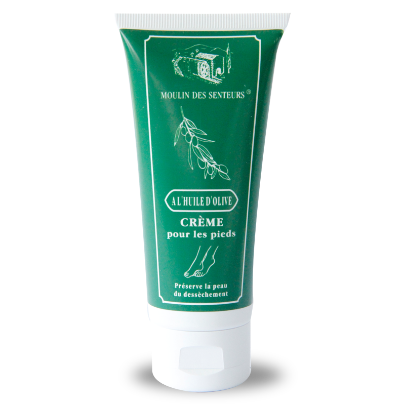 Crème pour les pieds à l’huile d’olive