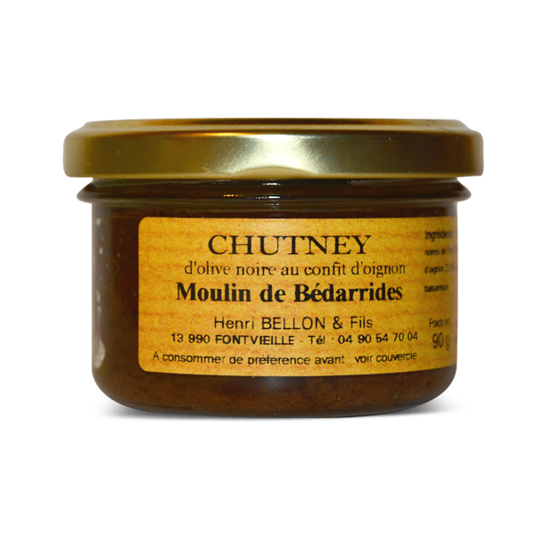 Chutney d'olive noire à la figue et au confit d'oignon