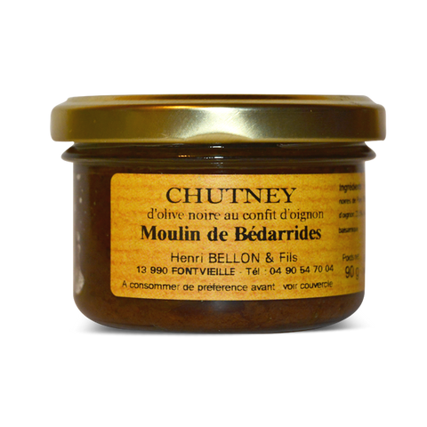 Chutney d'olive noire à la figue et au confit d'oignon