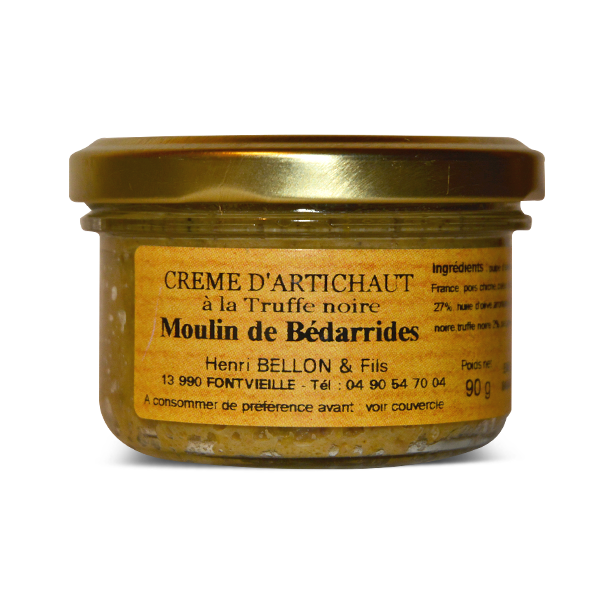 Crème d'artichaut à la truffe noire
