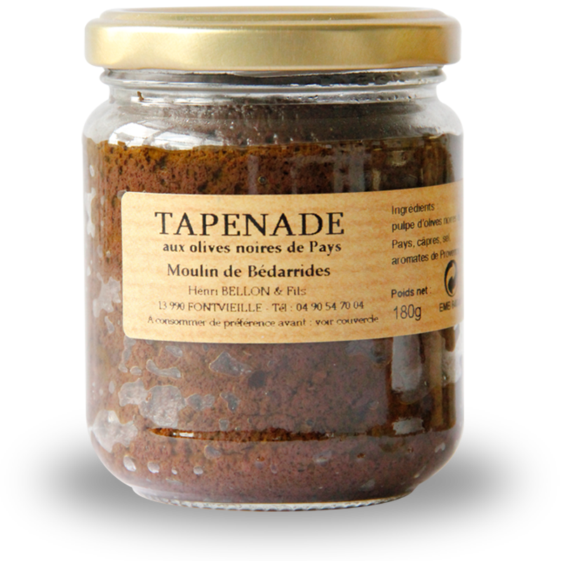 Tapenade aux olives NOIRES - 180g