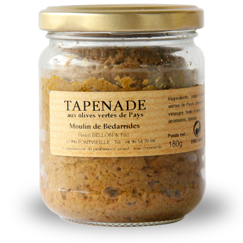 Tapenade aux olives VERTES - 180g