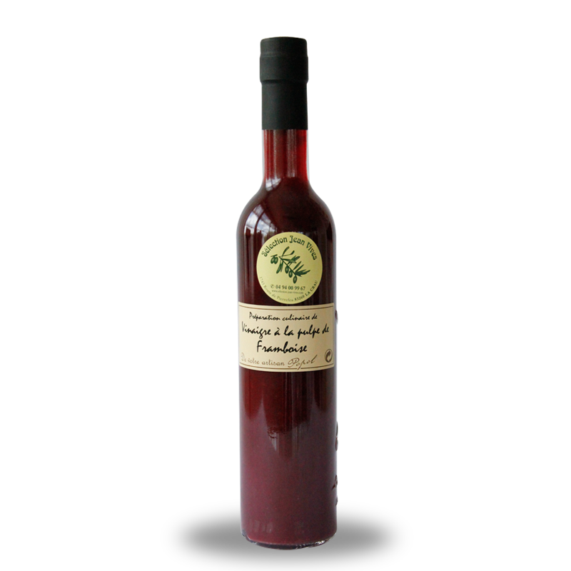 Vinaigre à la pulpe de framboise