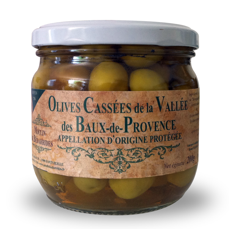 Olives cassées de la Vallée des Baux-de-Provence – A.O.P.