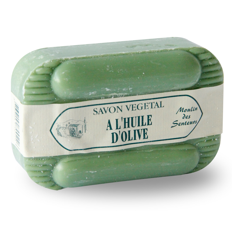 Savons de toilette purs végétaux Olive - Pain de 250g à  l'huile d'olive