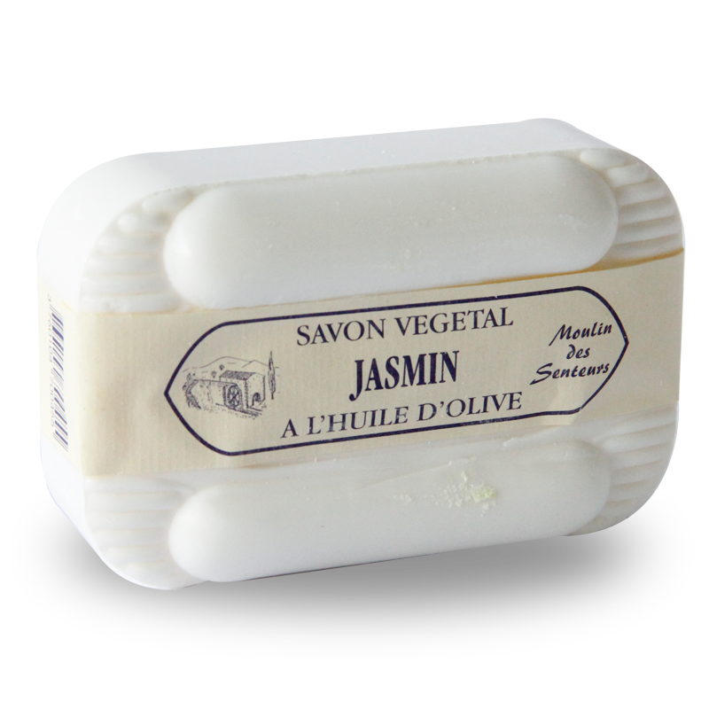 Savons de toilette purs végétaux Jasmin- Pain de 250g à l'huile d'olive