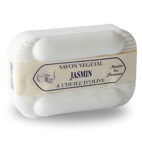 Savons de toilette purs végétaux Jasmin- Pain de 250g à l'huile d'olive